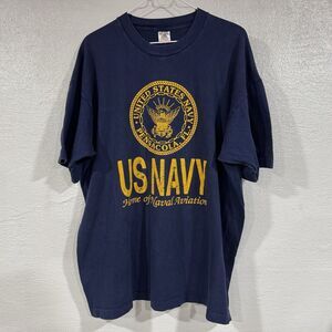 Pensacola Florida US Navy Home of Naval Aviation Mens Size XXL Vintage 90s Shirt